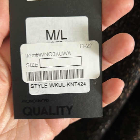 Kuwallatee Confetti cowl neck sweater M/L - Picture 6 of 7